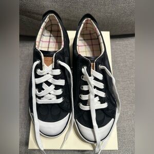 COACH black signature sneakers